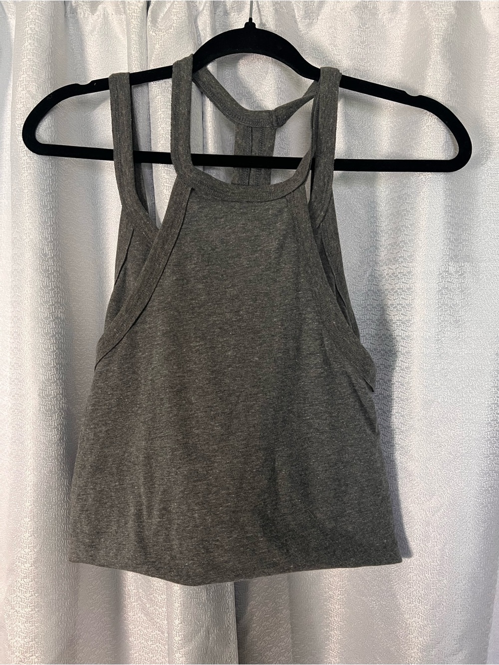 FP Movement by Free People Charcoal Gray Racerback Tank